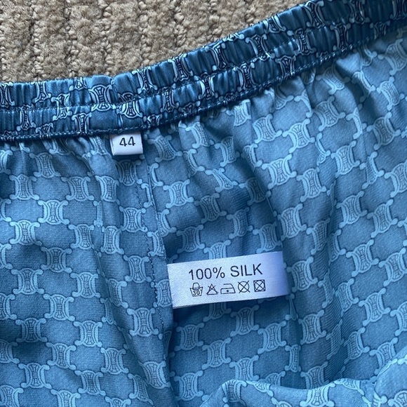 Oryades Paris 100% Silk Pajama Set, EUR 44 - Picture 6 of 17